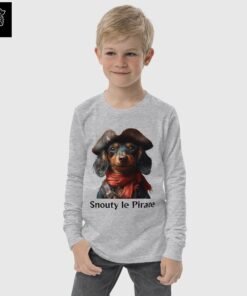 T-shirt manches longues Snouty – Le Peureux courageux
