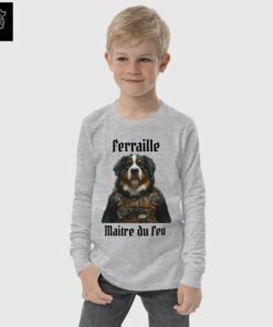 Chandail manches longues enfant – Ferraille, le Bouvier du Chaos