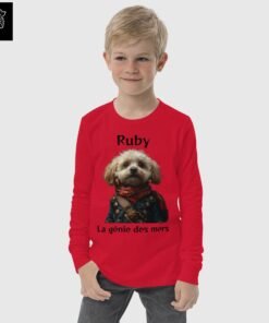 T-shirt manches longues Ruby enfant – L’Architecte génie