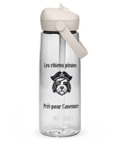 Gourde CamelBak transparente pour enfants – Édition Les Chiens Pirates